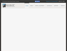 Tablet Screenshot of encoreavrentals.com